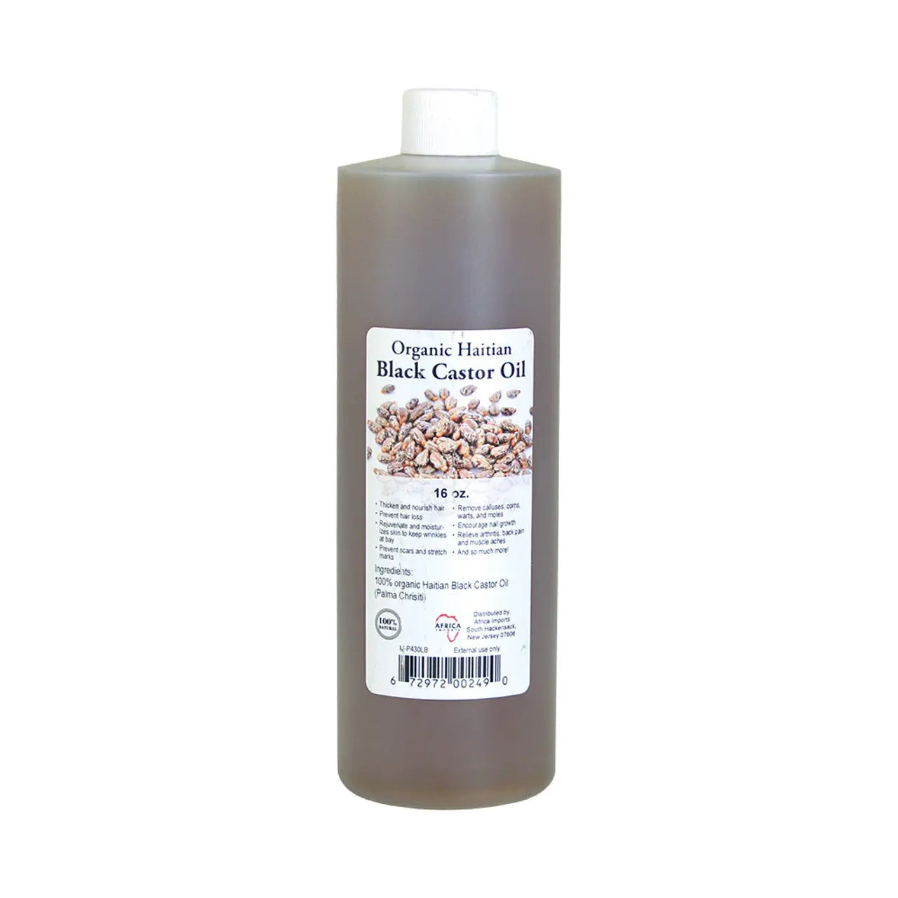 Organic Haitian Black Castor Oil - 1 Lb promotes healthy hair growth and skin rejuvenation My Store