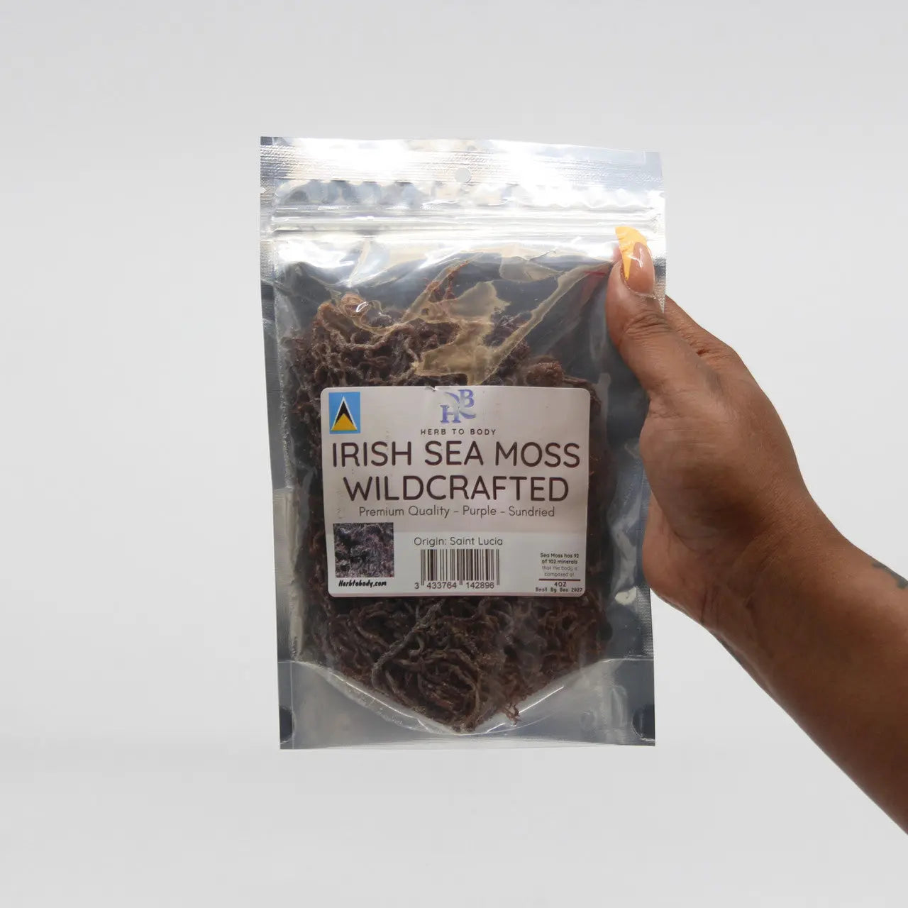 Purple Irish Sea Moss - 92 essential minerals and nutrients, such as iodine, zinc, calcium My Store
