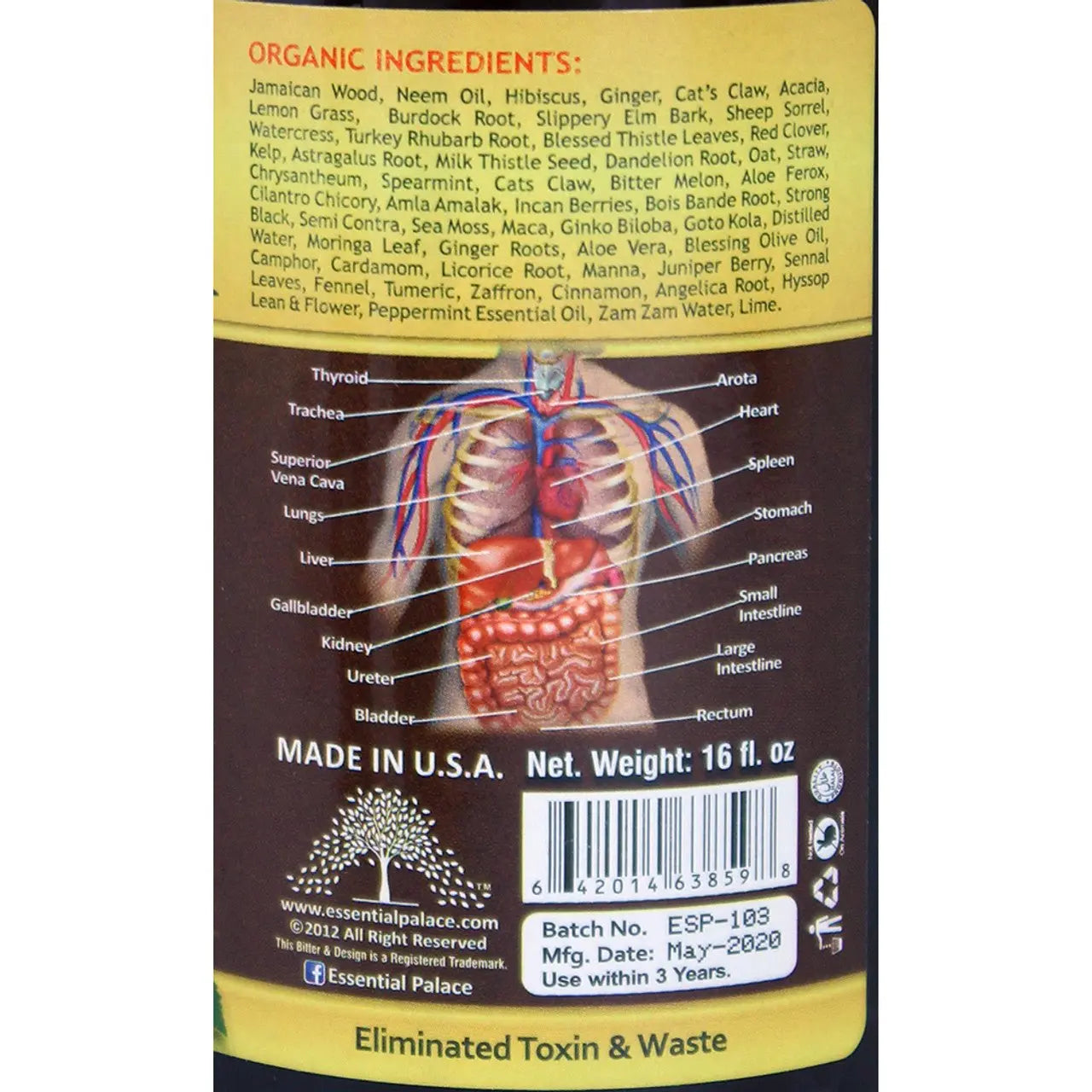 Jamaican Wood & Neem Living Bitter - helps with digestion, blood sugar control, and detoxification - Melanatedpeopleskincare.com