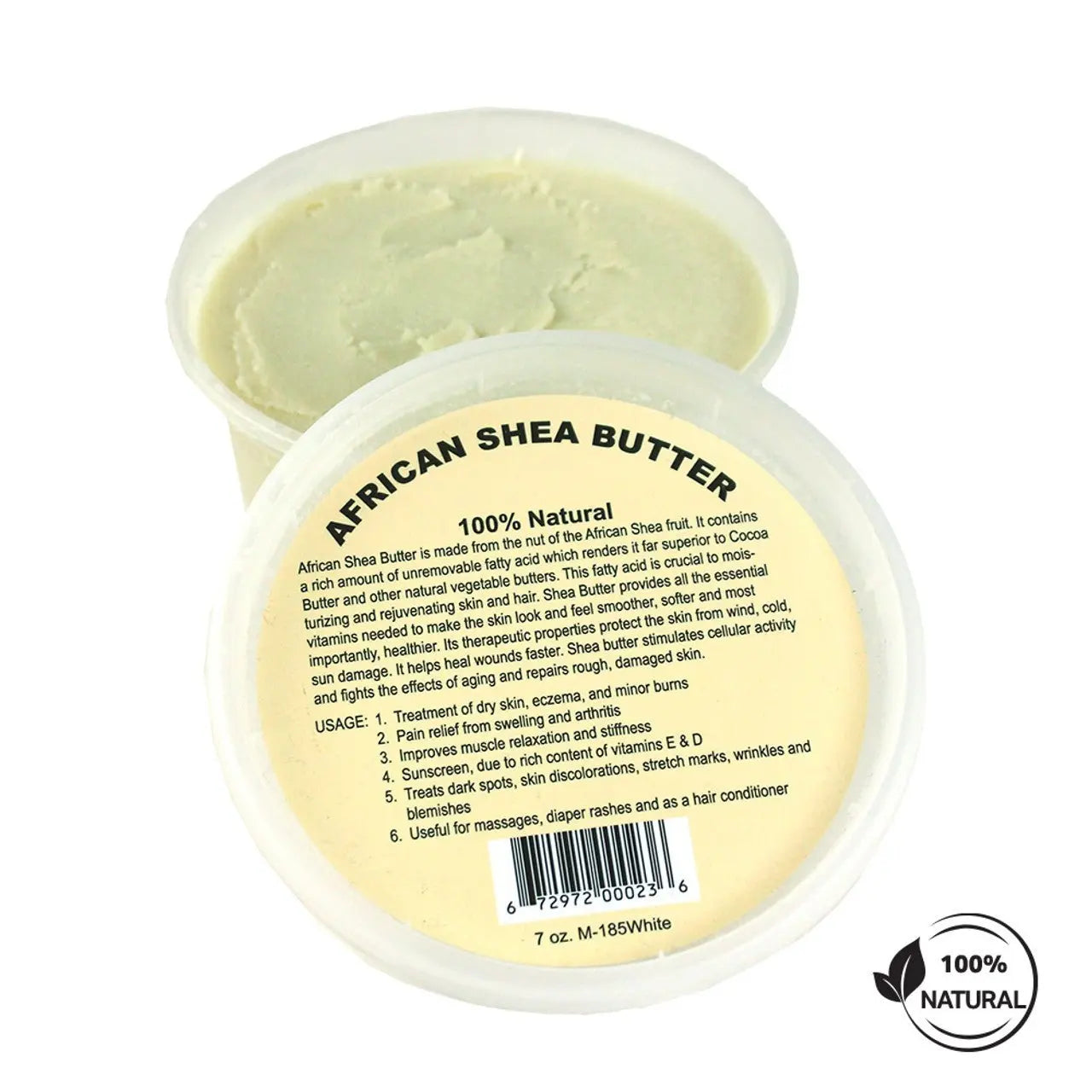 Natural African Shea Butter 7 oz White or Yellow - Melanatedpeopleskincare.com