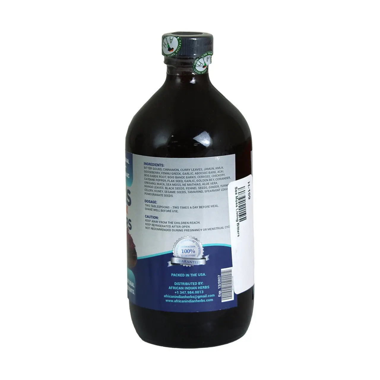 Sea Moss Living Bitters - Sea Moss Bladderwrack Living Bitters - Melanatedpeopleskincare.com