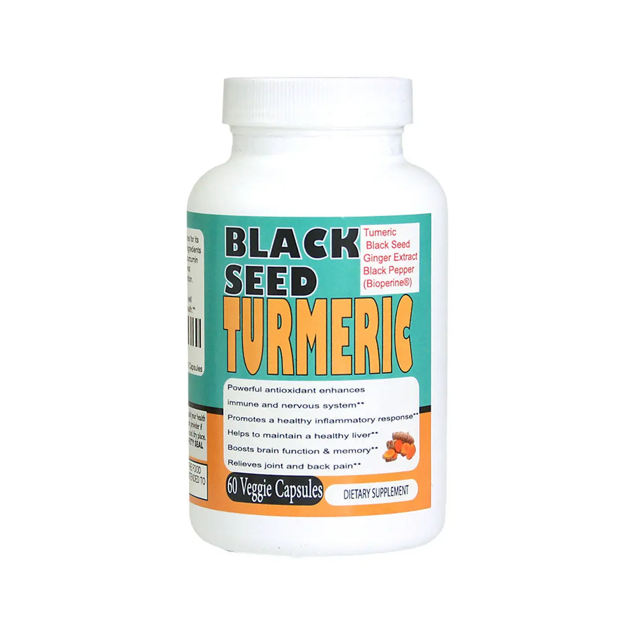Black Seed Turmeric Veggie Capsules Immune and Anti-Inflammatory Support My Store