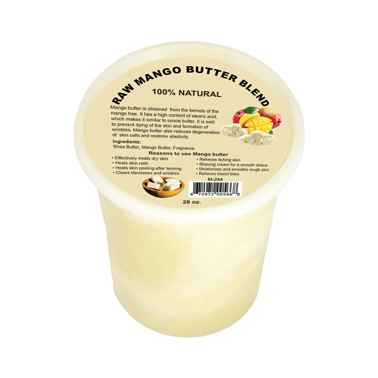 Raw Mango Butter Blend - softens the skin and reduces scars wound healing, and regenerative activity My Store