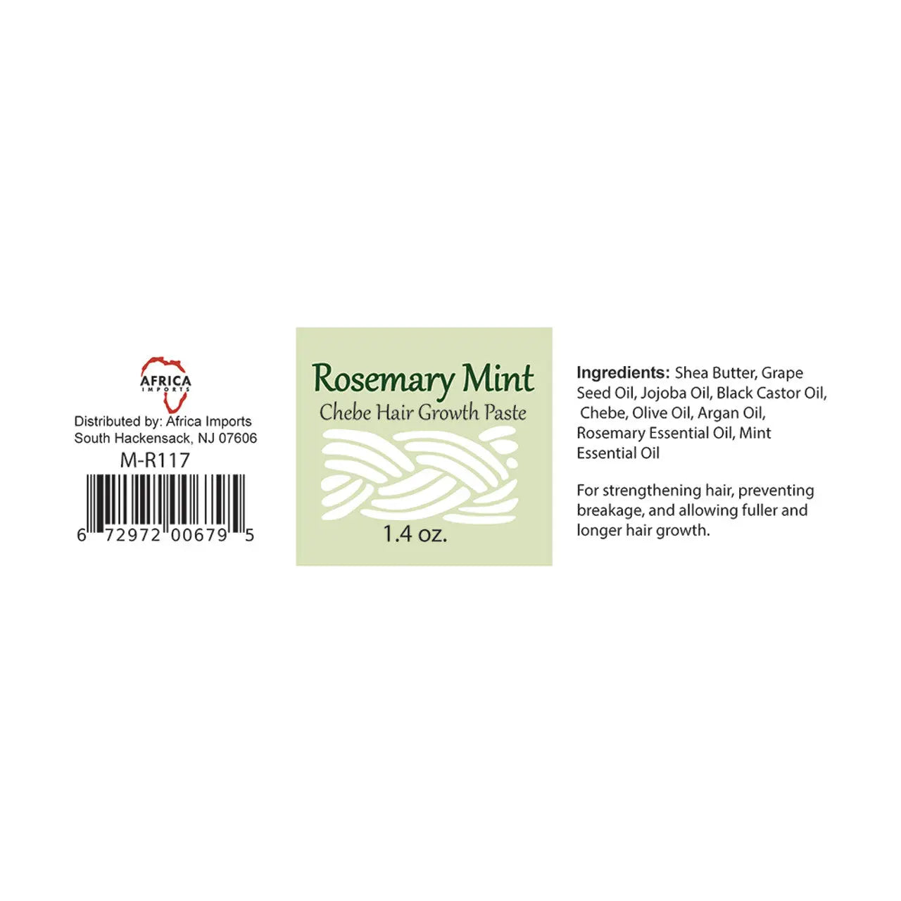 Rosemary Mint Chebe Hair Growth Paste to stimulate hair growth and provide your hair with the nourishment My Store