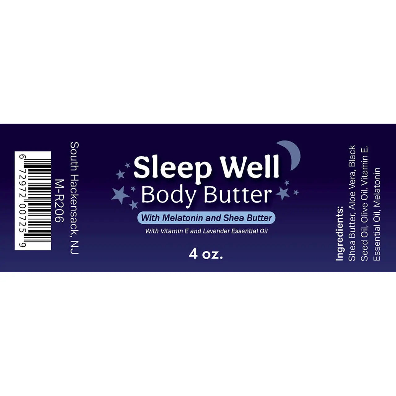 Sleep Well Body Butter - designed to relax the body and mind before bedtime My Store