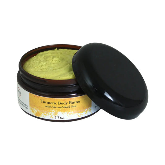 Turmeric Body Butter for Glowing Skin – With Aloe Vera, Black Seed Oil & Shea Butter (5.7 oz) My Store