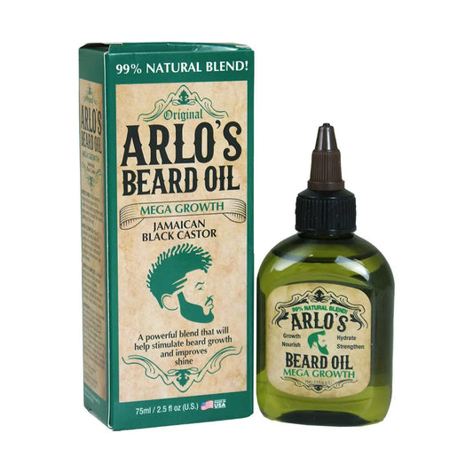 Jamaican Black Castor Mega Growth Beard Oil - Beard Growth and Shine Oil - Melanatedpeopleskincare.com