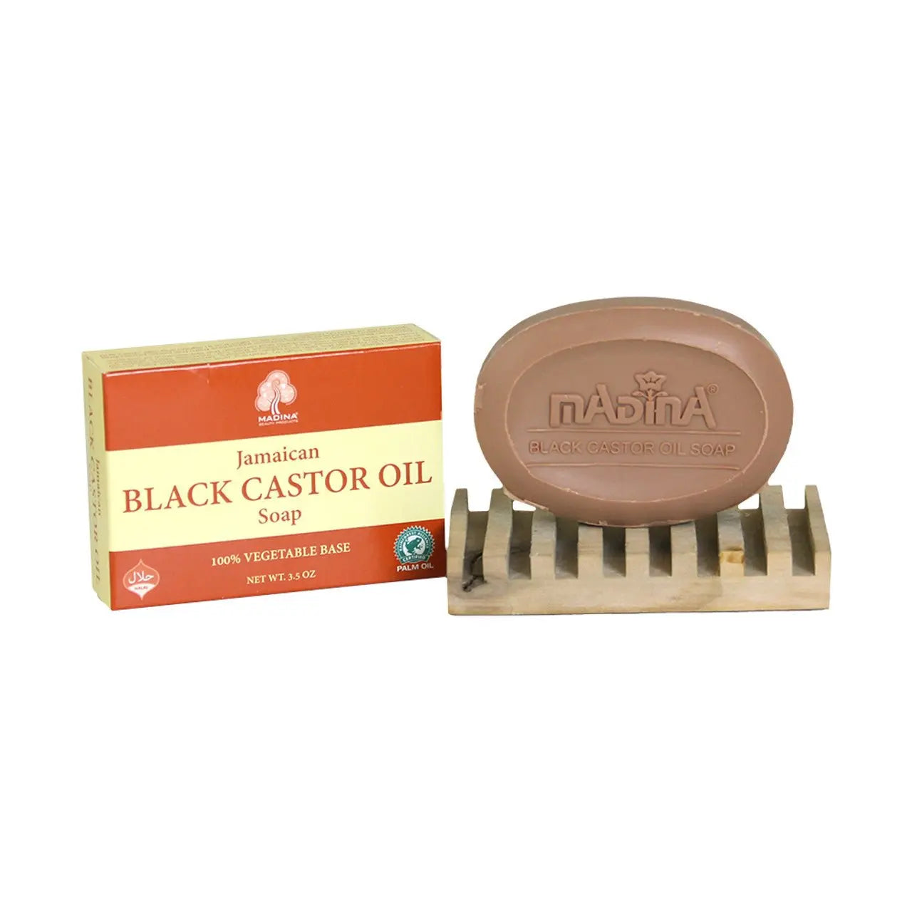 Jamaican Black Castor Soap 3½ oz - Can promote hair growth and strengthen hair - Melanatedpeopleskincare.com