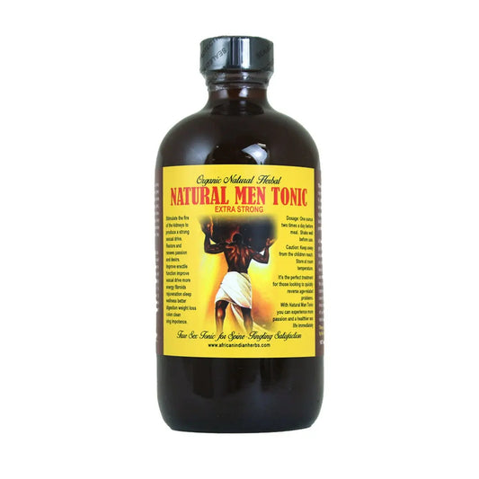 Natural Men Tonic - 8 oz - for better sexual function in men and helps other conditions of men - Melanatedpeopleskincare.com