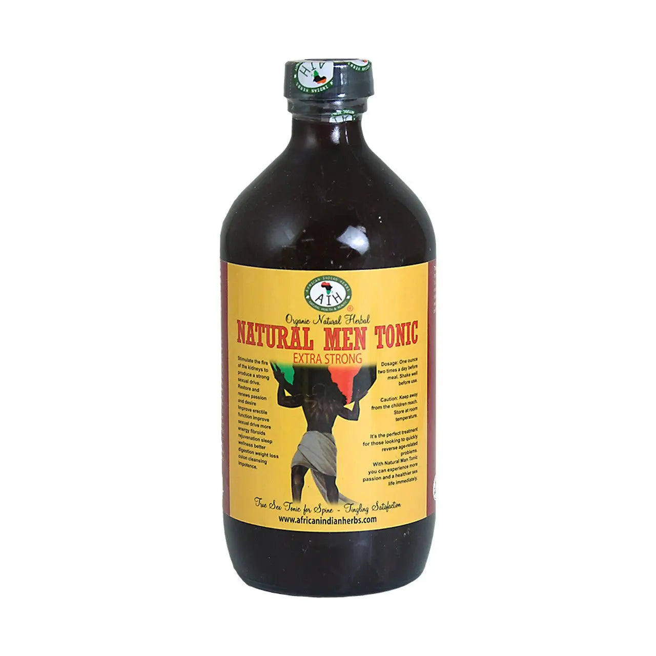 Organic Natural Men Tonic - 16 oz - Experience better sexual function and improved health - Melanatedpeopleskincare.com