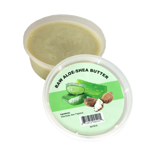 Raw Aloe - Shea Butter - SM - Melanatedpeopleskincare.com