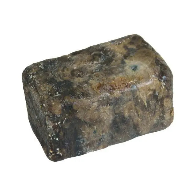 Raw Natural Black Soap Bar - 6 oz - Melanatedpeopleskincare.com