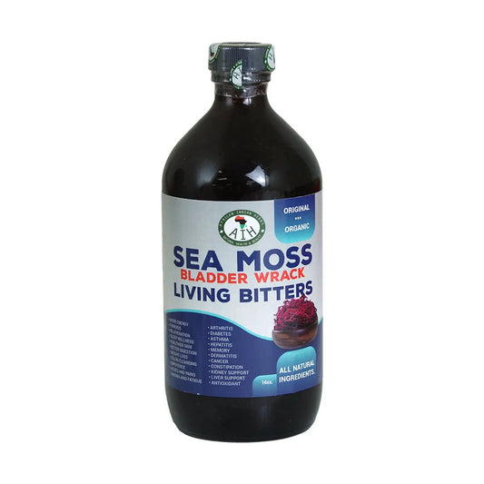 Sea Moss Living Bitters - Sea Moss Bladderwrack Living Bitters - Melanatedpeopleskincare.com