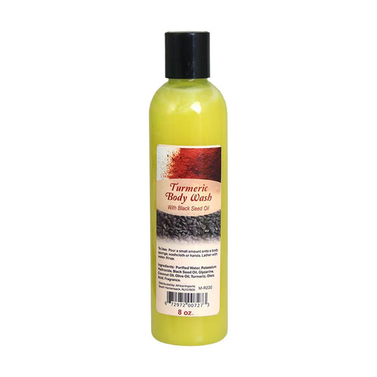 Turmeric & Black Seed Body Wash - 8 oz - to cleanse, nourish, and protect your skin - Melanatedpeopleskincare.com